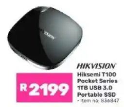 Game Hikvision Hiksemi T100 Pocket Series 1TB USB 3.0 Portable SSD offer