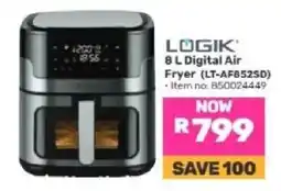 Game LOGIK 8 L Digital Air Fryer offer