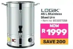 Game LOGIK 45 L Stainless Steel Urn offer