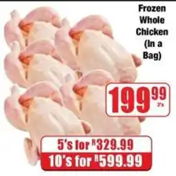 Boxer Frozen Whole Chicken (In a Bag) offer