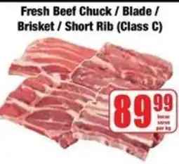 Boxer Fresh Beef Chuck / Blade / Brisket / Short Rib (Class C) offer