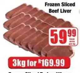 Boxer Frozen Sliced Beef Liver offer