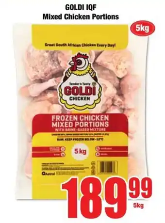 GOLDI IQF Mixed Chicken Portions