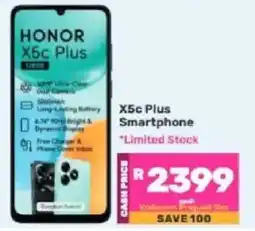 Game HONOR X5c Plus Smartphone offer