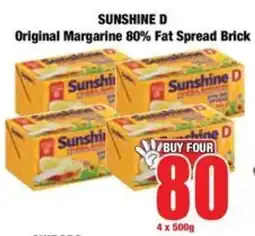 Boxer Sunshine D Original Margarine 80% Fat Spread Brick offer