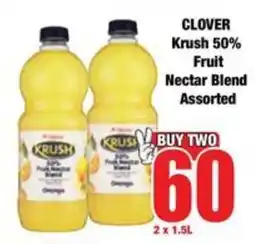Boxer Clover Krush 50% Fruit Nectar Blend Assorted offer