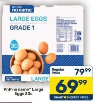 Pick n Pay Hypermarket no name Large Eggs offer