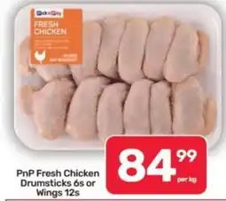 Pick n Pay Hypermarket PnP Fresh Chicken Drumsticks or Wings offer