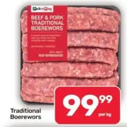 Pick n Pay Hypermarket Birk n Day Beef & Pork Traditional Boerewors offer