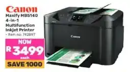 Game Canon Maxify MB5140 4-in-1 Multifunction Inkjet Printer offer