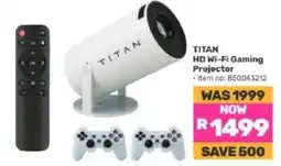 Game TITAN HD Wi-Fi Gaming Projector offer