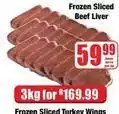 Boxer Frozen - sliced beef liver offer