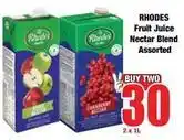 Boxer Rhodes - fruit juice nectar blend offer