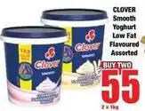 Boxer Clover - smooth yoghurt low fat flavoured offer