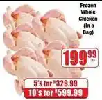 Boxer Frozen - whole chicken offer