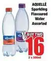 Boxer Aquelle - sparkling flavoured water offer
