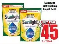 Boxer Sunlight - dishwashing liquid refill offer