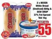 Boxer Boxer - white bread & fat spread tub offer
