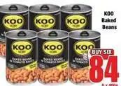 Boxer Koo - baked beans offer