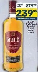 Pick n Pay Liquor Grant's - triple wood blended scotch whisky offer