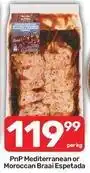 Pick n Pay Mediterranean or moroccan braai espetada offer