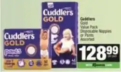 SuperSpar Cuddlers - gold disposable nappies or pants offer