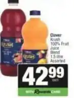 SuperSpar Clover - 100% fruit juice blend offer