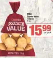 SuperSpar Spar - country value potatoes offer