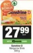 SuperSpar Sunshine d margarine brick offer