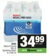 SuperSpar Spar - natural spring water offer