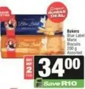 SuperSpar Bakers - blue label marie biscuits offer