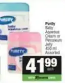 SuperSpar Purity - baby aqueous cream or petroleum jelly offer