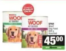 SuperSpar Spar - wet dog food offer