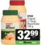 SuperSpar Spar - original or tangy mayonnaise offer
