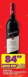 Shoprite Liquor Nederburg - baronne cabernet sauvignon/shiraz red blend wine offer