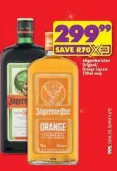 Shoprite Liquor Jagermeister - jägermeister original orange liqueur offer