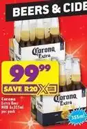 Shoprite Liquor Corona - extra beer offer