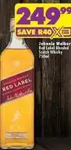 Shoprite Liquor Johnnie walker - red label blended scotch whisky offer