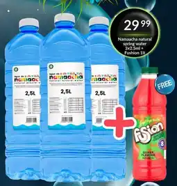 Super Save Namaacha natural spring water + fushion offer