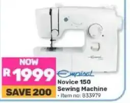 Game Empire Novice 150 Sewing Machine offer