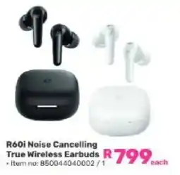Game R60i Noise Cancelling True Wireless Earbuds offer