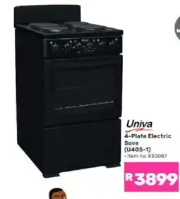 Game Univa 4-Plate Electric Sove offer