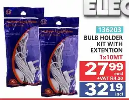 Arrow Cash And Carry Bulb holder kit with extention offer