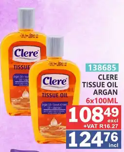 Arrow Cash And Carry Clere Tissue Oil Argan offer