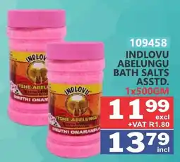 Arrow Cash And Carry Indlovu abelungu bath salts offer