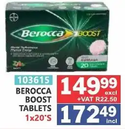 Arrow Cash And Carry Berocca Boost Tablets offer