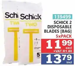 Arrow Cash And Carry Schick 2 Disposable Blades offer
