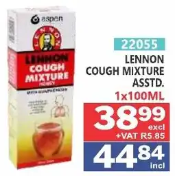 Arrow Cash And Carry Lennon Cough Mixture offer