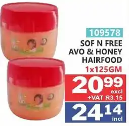 Arrow Cash And Carry SOF N FREE AVO & HONEY HAIRFOOD offer