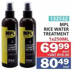 Arrow Cash And Carry MPL RICE WATER TREATMENT offer